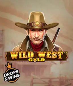  Графика игрового автомата "Wild West Gold" от Pragmatic Play, показывающее персонажа в шляпе шерифа с винтовкой. За его спиной находится деревенская улица на Диком Западе. Отлично подойдёт для любителей жанра вестерн и вестерн-тематик. Этот слот обещает захватывающие приключения и возможность получения призов.